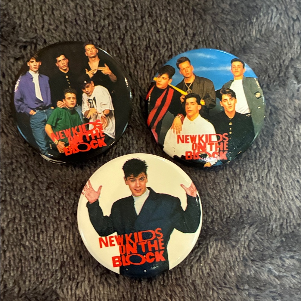 New Kids on the Block Button Set- NKOTB pins